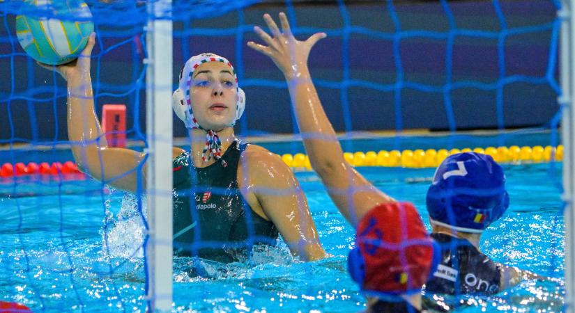 Nagyon simán verték Romániát a női vízilabdázók az Eb-n
