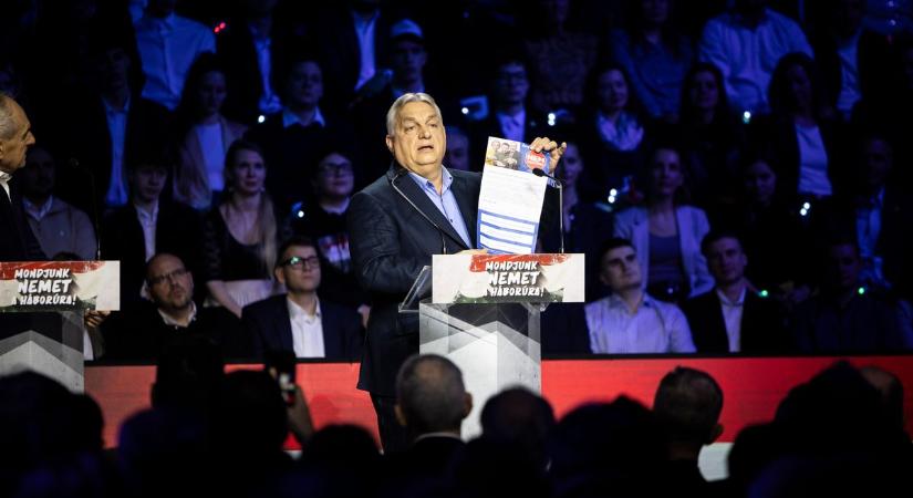 Orbán Viktor: a Tisza Párt nem fogja megvédeni Magyarországot a háborútól, mert nem ez az utasítás (videó)