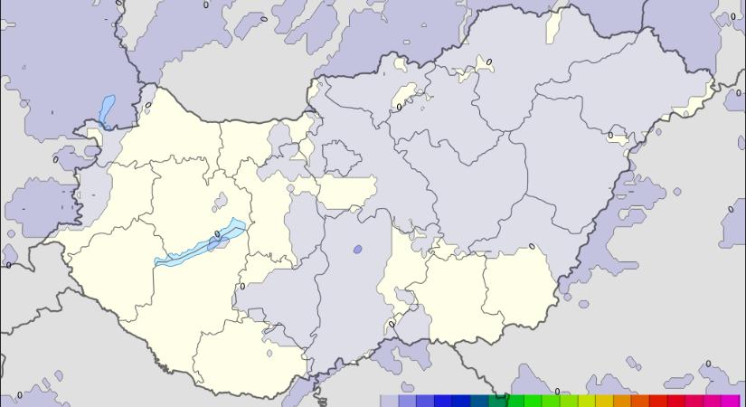 Térképen mutatjuk, hogy áraszt el esővel a mediterrán ciklon szerdán, óráról órára