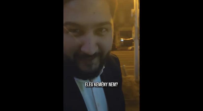 A Fidesz fővárosi képviselője odament videózni egy kocsiját toló hajléktalanhoz, majd bemondta a kamerába, hogy „elég kemény, nem?”