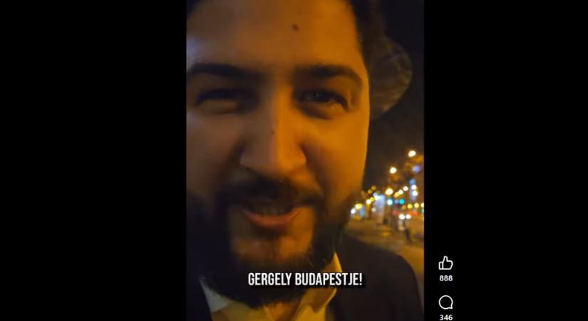 Elég kemény, nem? – mondta a fővárosi fideszes jelölt, miközben egy hajléktalant videózott
