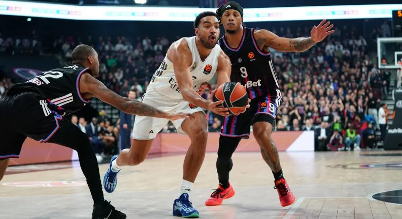 Párizsban szakadt meg a Real Madrid győzelmi sorozata a férfi kosárlabda Euroligában