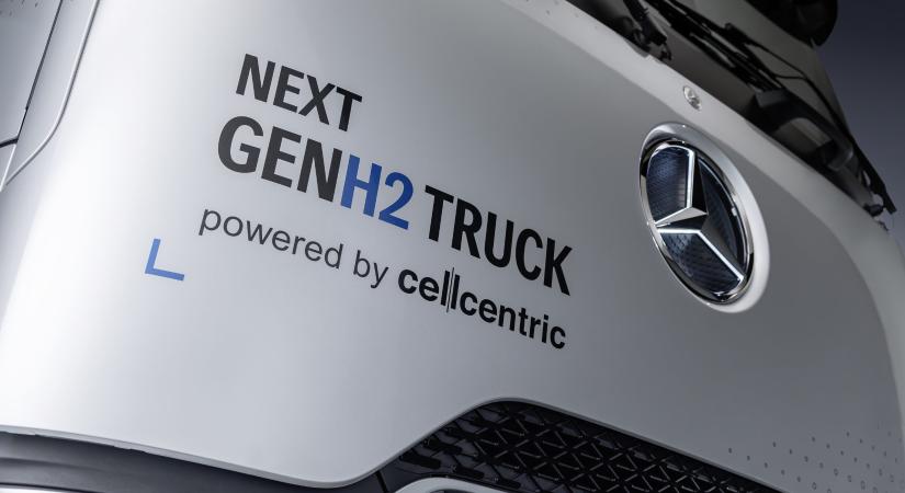 Ilyen a Mercedes új hidrogénkamionja