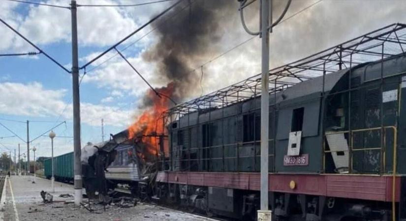 A magyar határról indult a vonat, amelyet halálos dróncsapás ért Ukrajnában