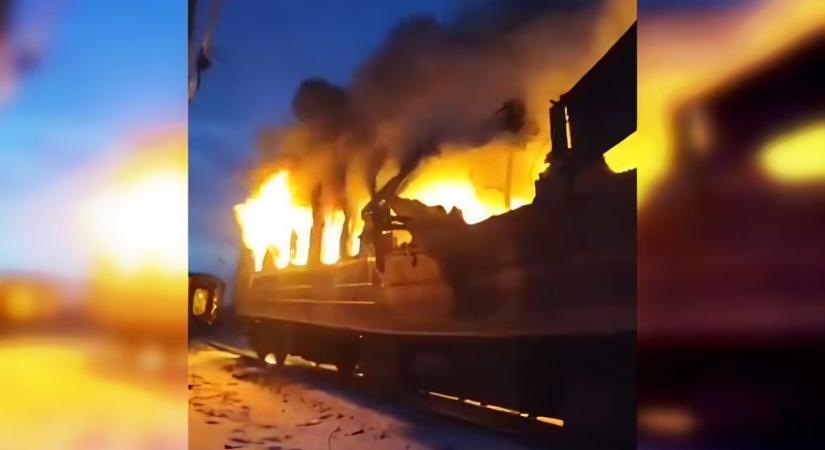 Orosz dróntámadás ért egy, a magyar határ mellől indult vonatot Ukrajnában, öten meghaltak