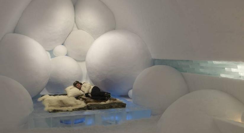 Jégből készült minden ebben a hotelben: egyszer látni kell