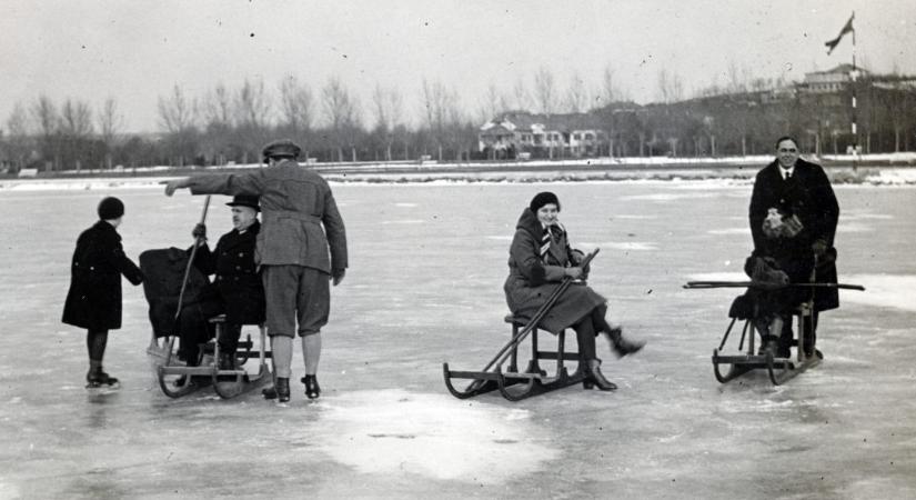 Fakutyák, jégvitorlások és karnevál a régi Balaton jegén
