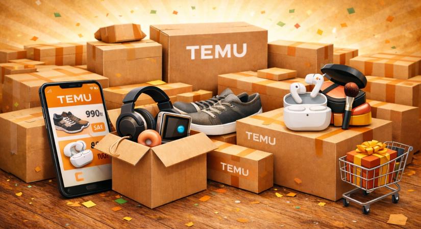Tarol a Temu: több mint 200 millió vámköteles kiscsomag érkezett tavaly Magyarországra