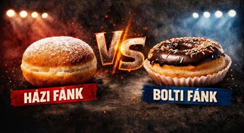 Szavazás: a házi vagy a bolti fánk a jobb?