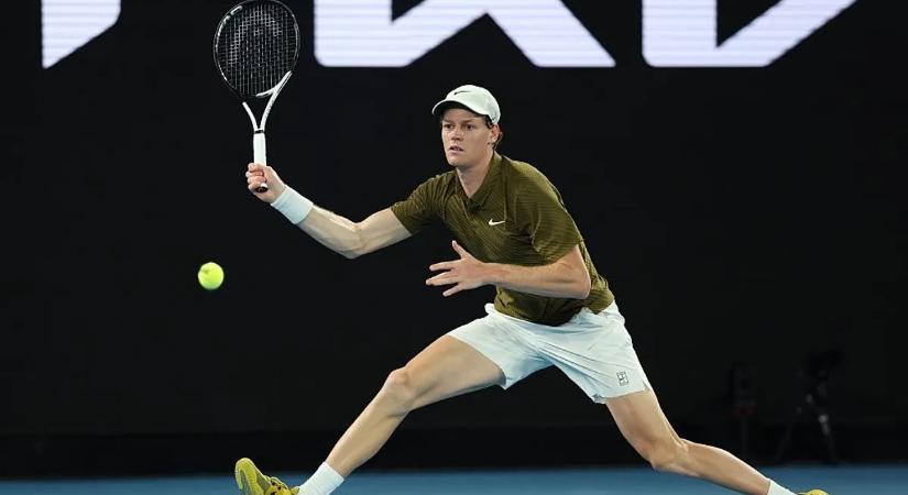 Australian Open: Sinner három szettben jutott tovább, készülhet Djokovics ellen