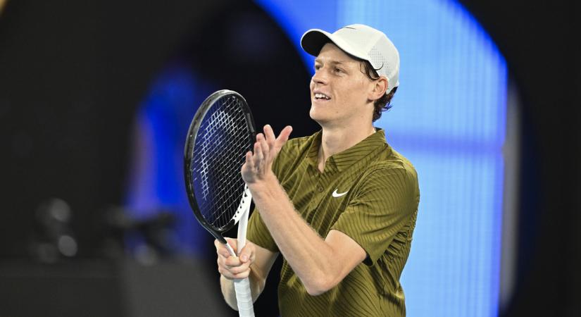 A címvédő Sinner szettet sem vesztet, tizenhárom éve nem látott forgatókönyv lépett életbe Melbourne-ben