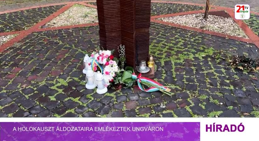 A holokauszt áldozataira emlékeztek Ungváron (videó)