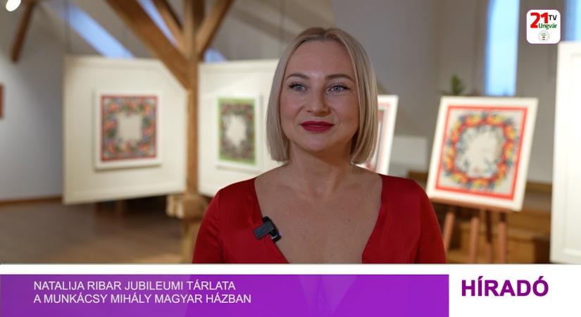 Natalija Ribar jubileumi tárlata a Munkácsy Mihály Magyar Házban (videó)