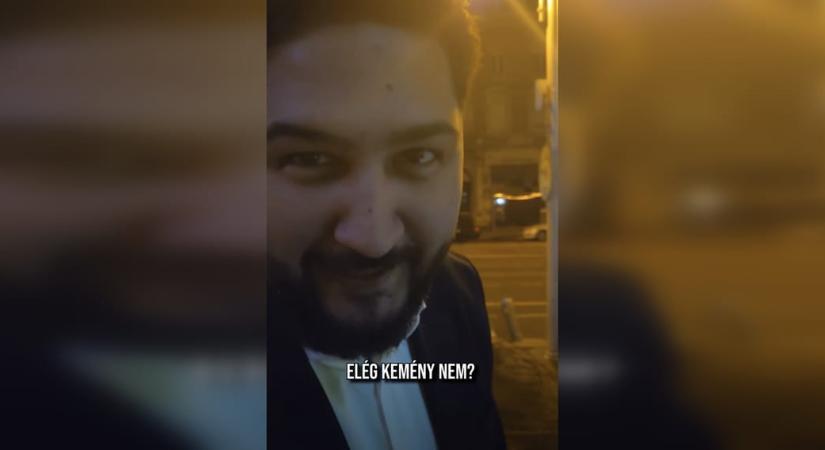 „Elég kemény, nem?” – közelről videózott egy hajléktalant a Fidesz képviselőjelöltje