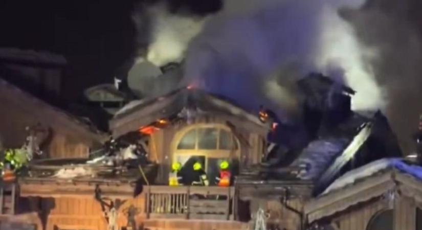 Tűzvész pusztít egy francia luxus-síparadicsomban, 270 embert kellett evakuálni