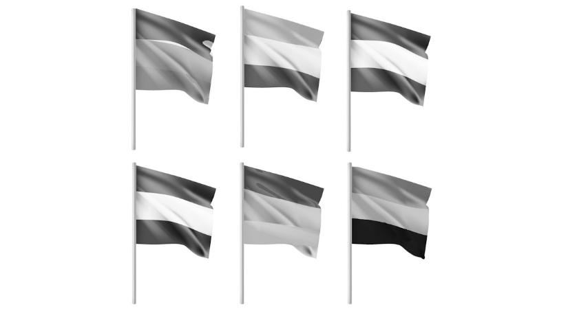 Ráérez fekete-fehér képről is, hogy melyik a magyar zászló? Ez a személyiségteszt az intuícióját teszi próbára!