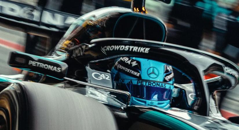 A Mercedes szárnyal; gondok az Audinál és a Haasnál a 3. tesztnapon – képek