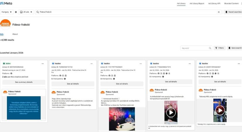 A tiltás ellenére hirdet politikai tartalmat a Fidesz a Facebookon