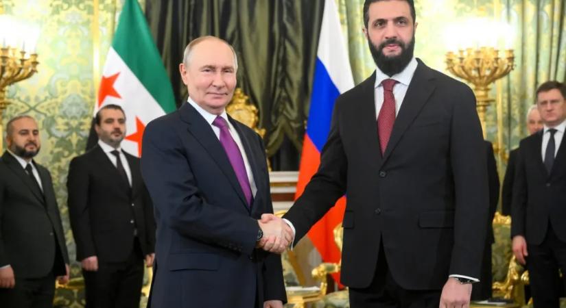 Szíria új elnöke Moszkvában tárgyalt Putyinnal