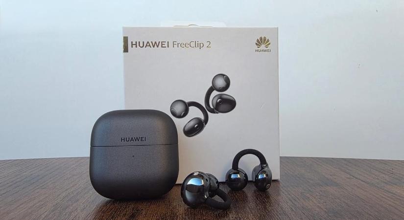 Huawei FreeClip 2 – Nyitott dizájn, meglepően komoly teljesítménnyel