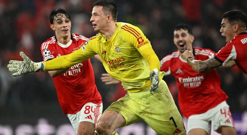 Elképesztő izgalmak Lisszabonban, a Benfica kapusa 98. percben szerzett fejesgóljával jutott a rájátszásba!