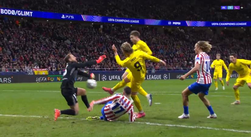 Idegenben verte az Atlético Madridot, rájátszásba jutott a Bodø/Glimt