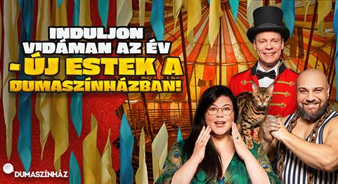 Nevetve indul az év - bemutatók a Dumaszínház háza táján 2026 első felében