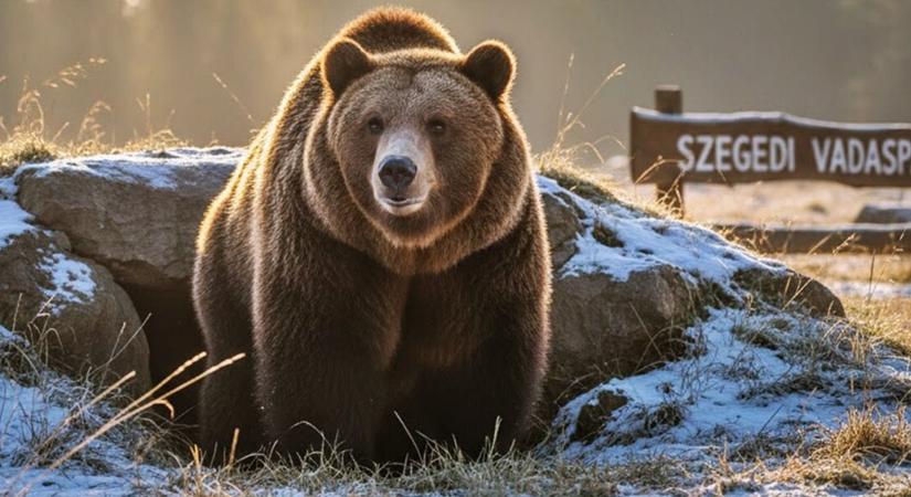 Vége a kemény télnek? Hétfőn eldől: Mici és Ursula, a szegedi medvék megmondják a tutit