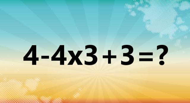 Napi matek feladat: Egyszerűnek tűnik, de a végeredmény sokkoló lehet.