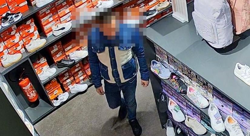 Nem a cipő volt büdös, hanem a “shopping”: ezt a férfit keresik a tatabányai rendőrök