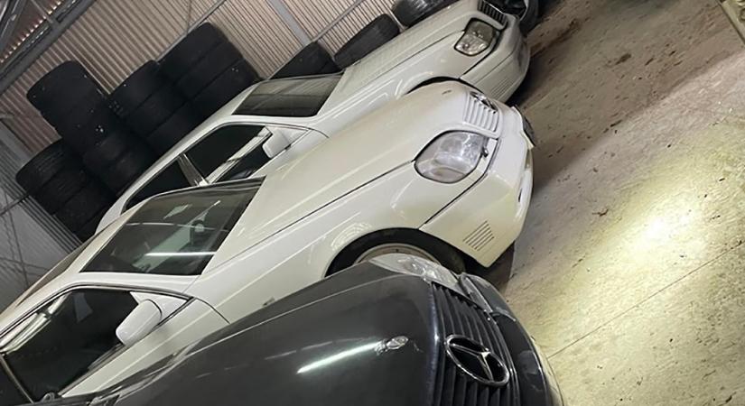 19 rendszámtábla nélküli autót és több mint ezer liter pezsgőt talált a NAV egy nyírségi faluban