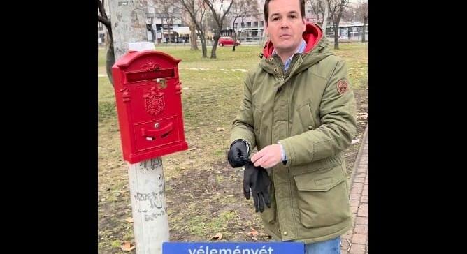 Ürülékkel kenték össze Németh Balázs postaládáját