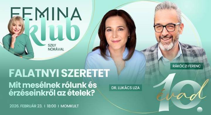 Sóbors könyvbemutató és izgalmas előadás a Femina Klubon: gasztrorajongóknak kötelező