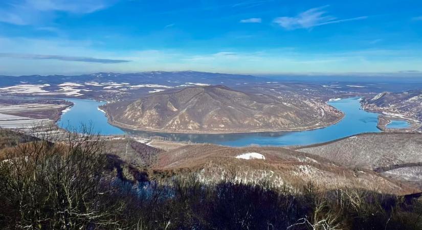 Prédikálószék: kilátás a Duna nagy kanyarulatára