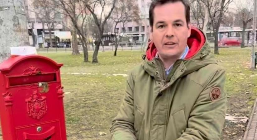 Ürülékkel kenték össze a Németh Balázs által kitett postaládát