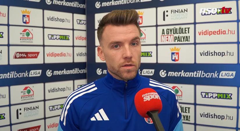 Haraszti Zsolt: A legfontosabb, hogy legyen tartásunk, és bárkivel felvegyük a versenyt!