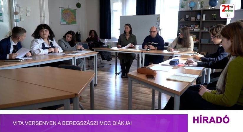 Vita versenyen a beregszászi MCC diákjai (videó)