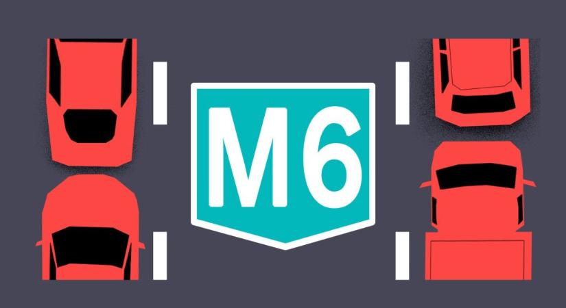 Baleset az M6-oson: TEK-es mesterlövészt is riasztottak a helyszínre, lezárták a sztrádát
