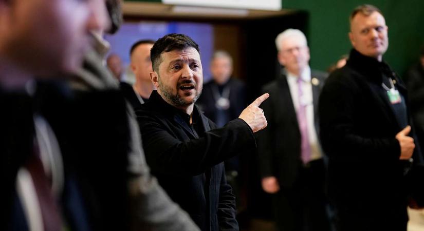 Kiverte a biztosítékot Zelenszkij davosi beszéde Brüsszelben – von der Leyen kiborult