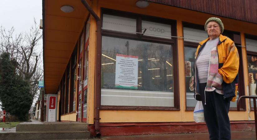 Lakat került a Bárány utcai bolt ajtajára – sokaknak ez volt az utolsó közeli élelmiszerbolt