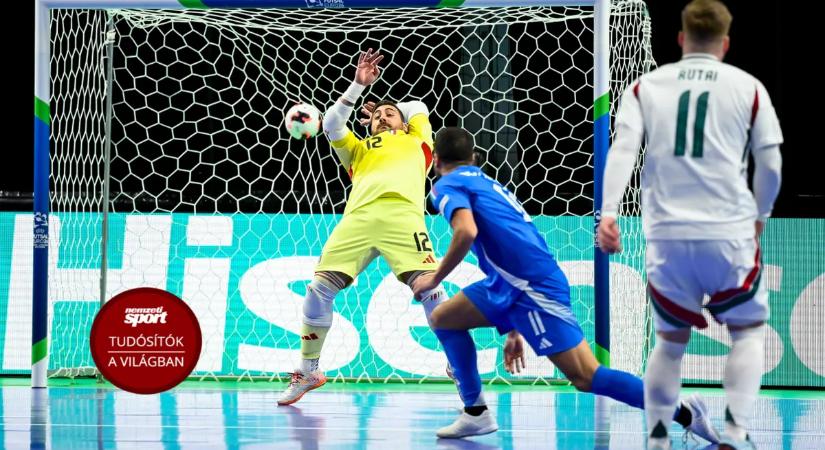 Olaszország kétszer egyenlített, a magyar csapat nem jutott tovább a csoportból a futsal Eb-n