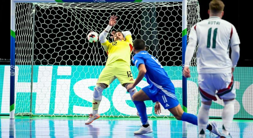 Magyar bombagól, Rutai-dupla, vitatott olasz találat – emelt fővel, bravúros teljesítménnyel búcsúzik a futsalválogatott
