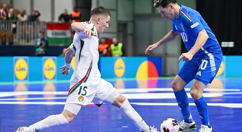 Futsal Eb: döntetlent játszott az olaszokkal, nem jutott tovább a magyar válogatott