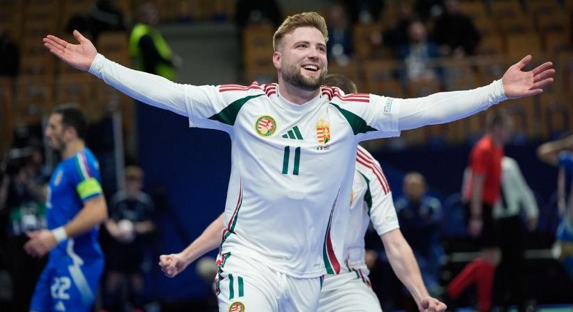 Élete meccsét játszotta Rutai a futsal-Eb-n, majd könnyek között nyilatkozott