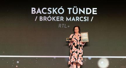 Pécsi színésznő kapta az év sorozatszínésze díjat