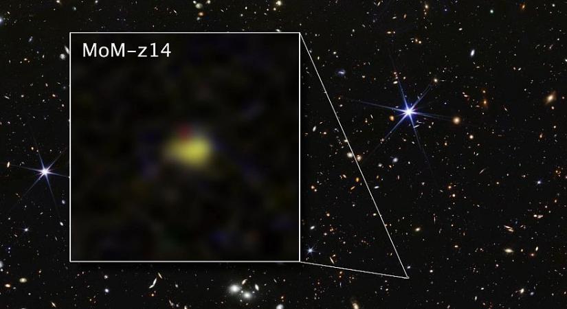 Minden korábbinál távolabbi galaxist fotózott le a James Webb űrteleszkóp