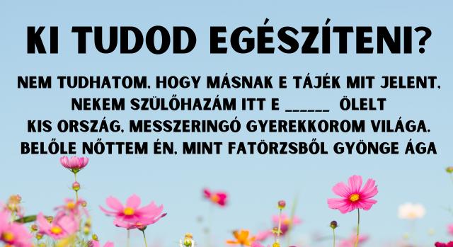 Napi irodalom feladat: “Hegyekkel” vagy “lángoktól”? Sokan tévesztik a jelzőt!