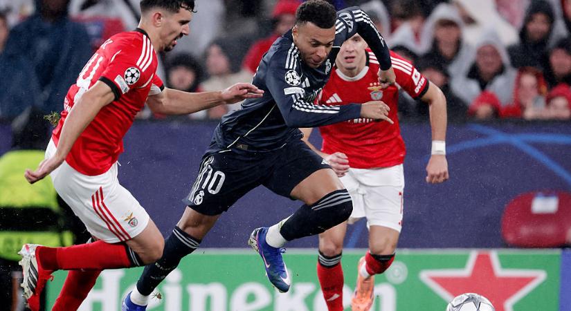 A Real Madrid újra megkapta a Benficát a BL-ben
