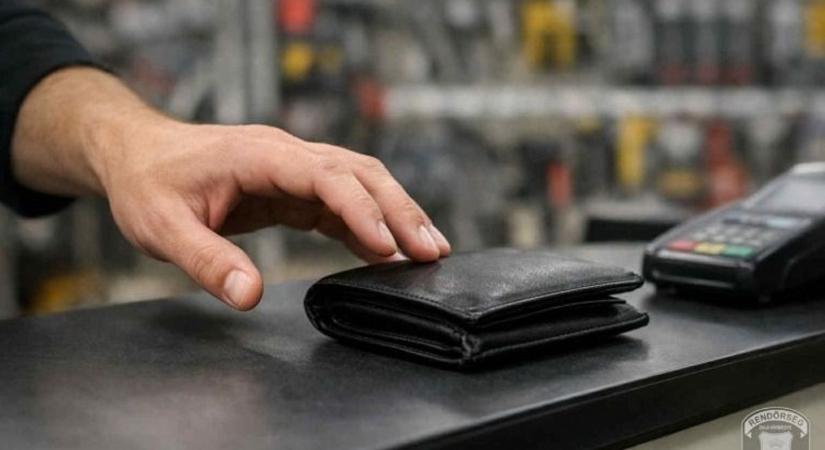 A pénztárnál felejtette a tárcáját, le is nyúlták