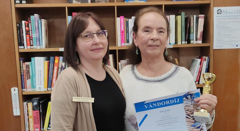 Kiss Judit és Gaál Marcell kétszáznál is több könyvet kölcsönöztek tavaly a városi könyvtárból